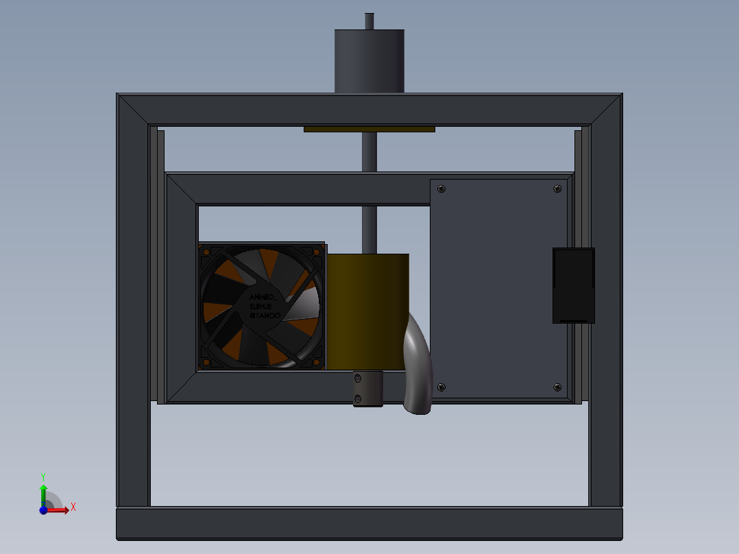 PCB钻孔机前视图