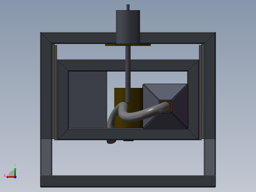 PCB钻孔机后视图