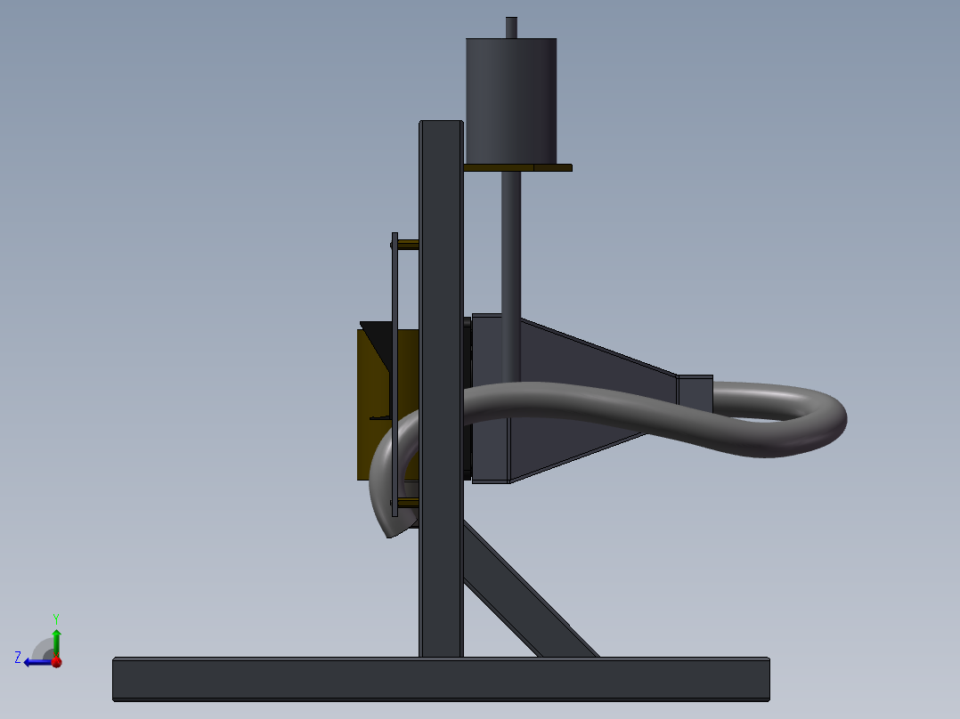 PCB钻孔机右视图