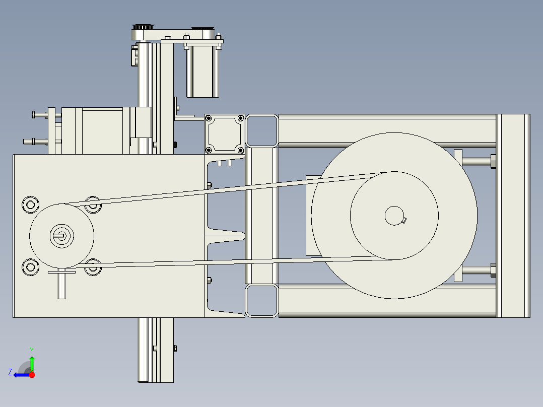 数控车床右视图
