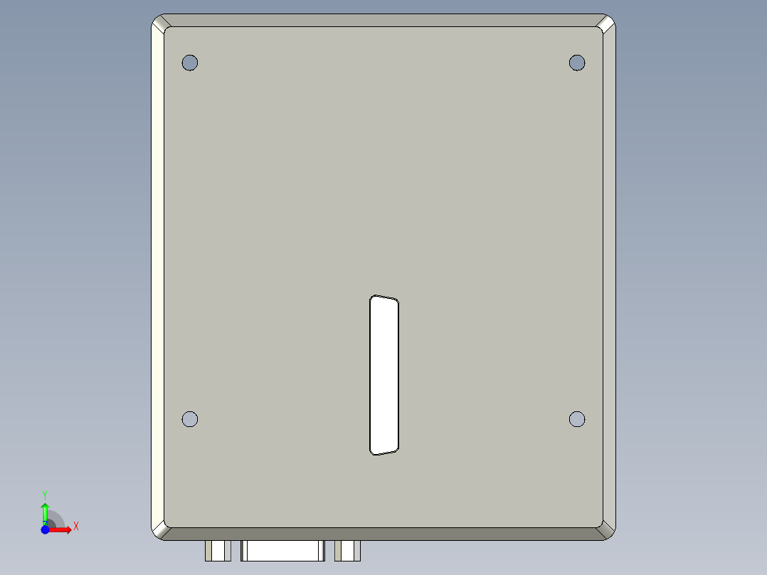 基恩士VT3-R1_kc图纸模型前视图