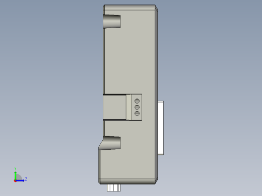 基恩士VT3-R1_kc图纸模型左视缩略图