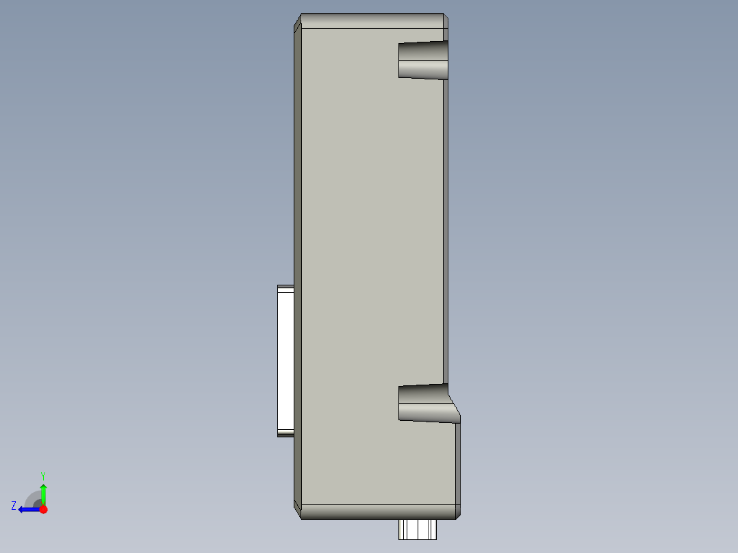 基恩士VT3-R1_kc图纸模型右视图
