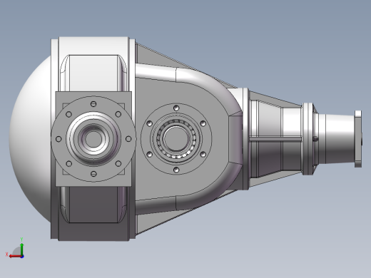 中型汽车驱动系统设计及仿真分析【双级主减速器驱动桥】【三维+二维+说明】后视缩略图