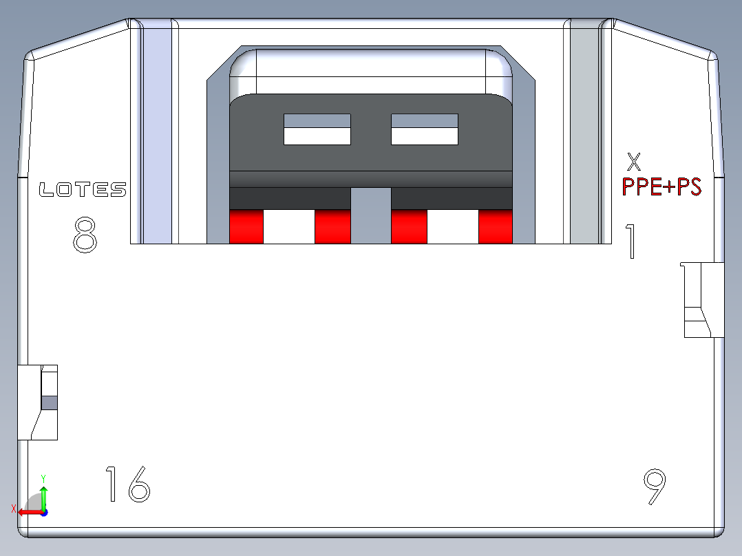 连接器AAUS01AS0-016K0112后视图