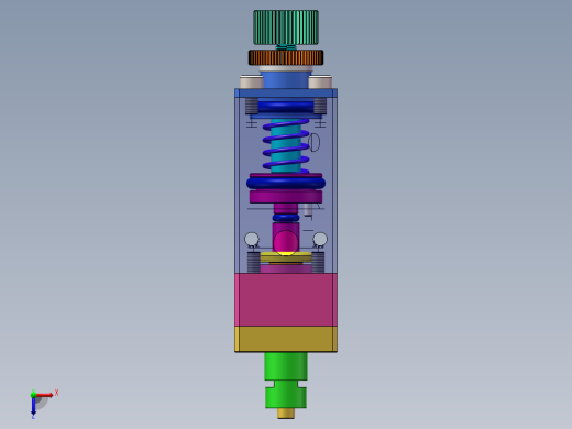 GV630气缸点胶阀俯视缩略图