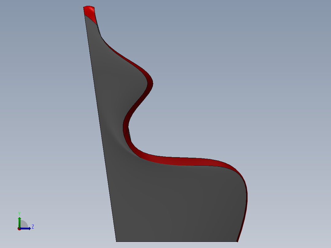 汽车座椅 (13)左视图