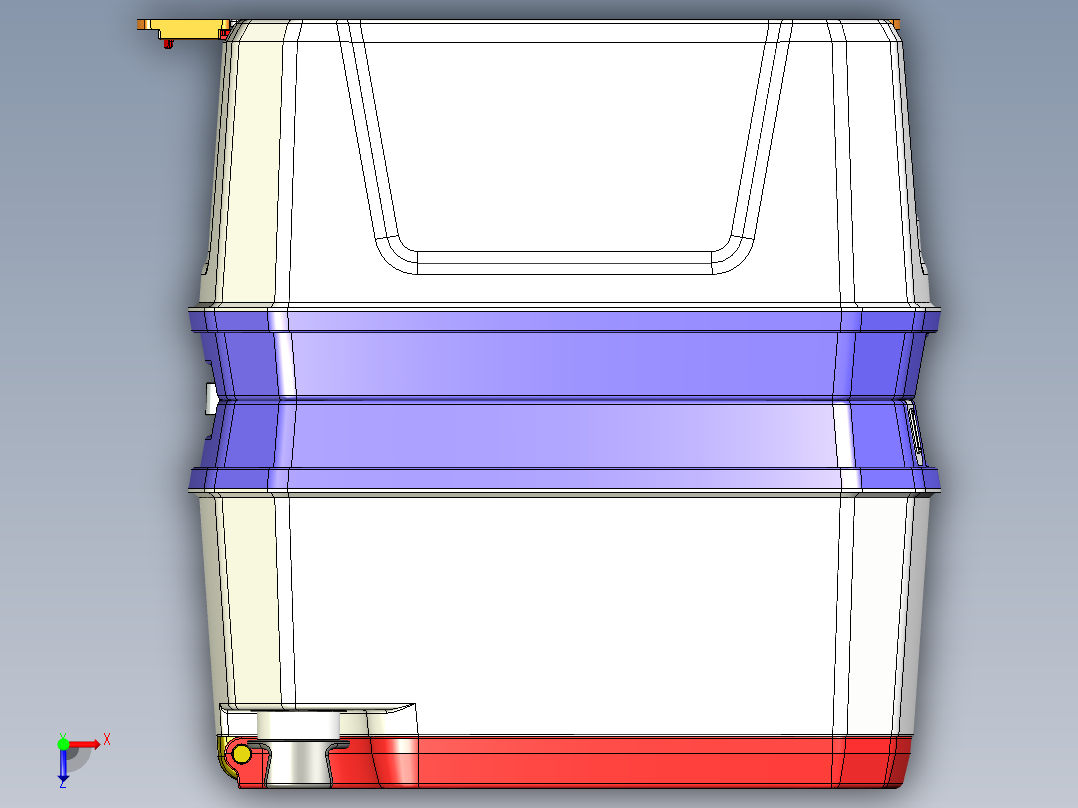 便携式厕所俯视图