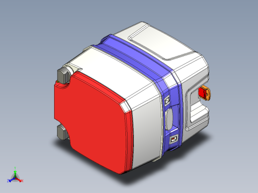 便携式厕所正等轴测缩略图