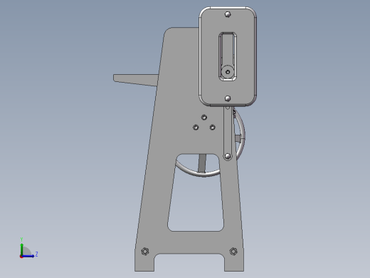 钣金折弯机 (2)左视缩略图