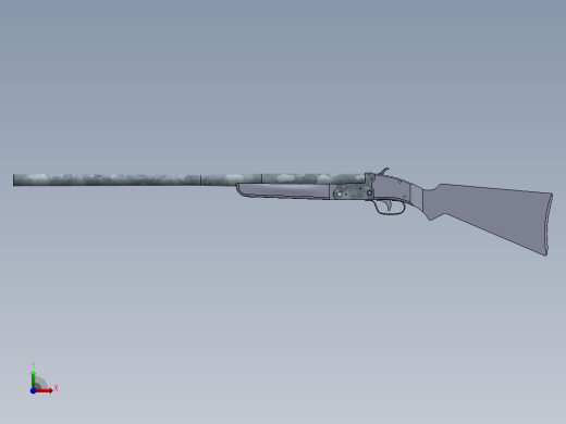 松鼠单管猎枪前视缩略图