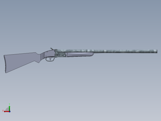 松鼠单管猎枪后视缩略图