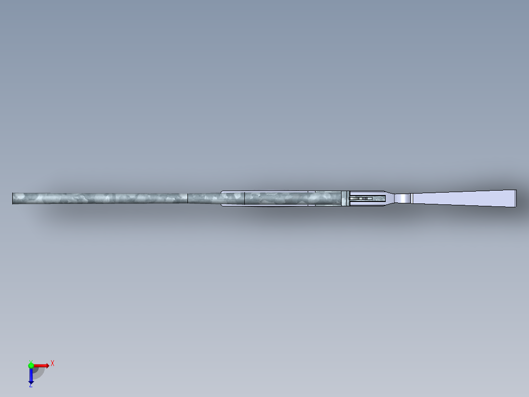 松鼠单管猎枪俯视图