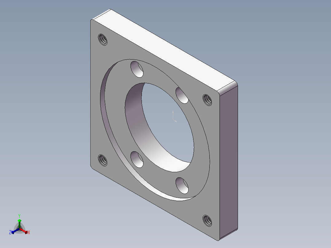 模组KK-86-F7 86步进电机板.SLDPRT正等轴测图