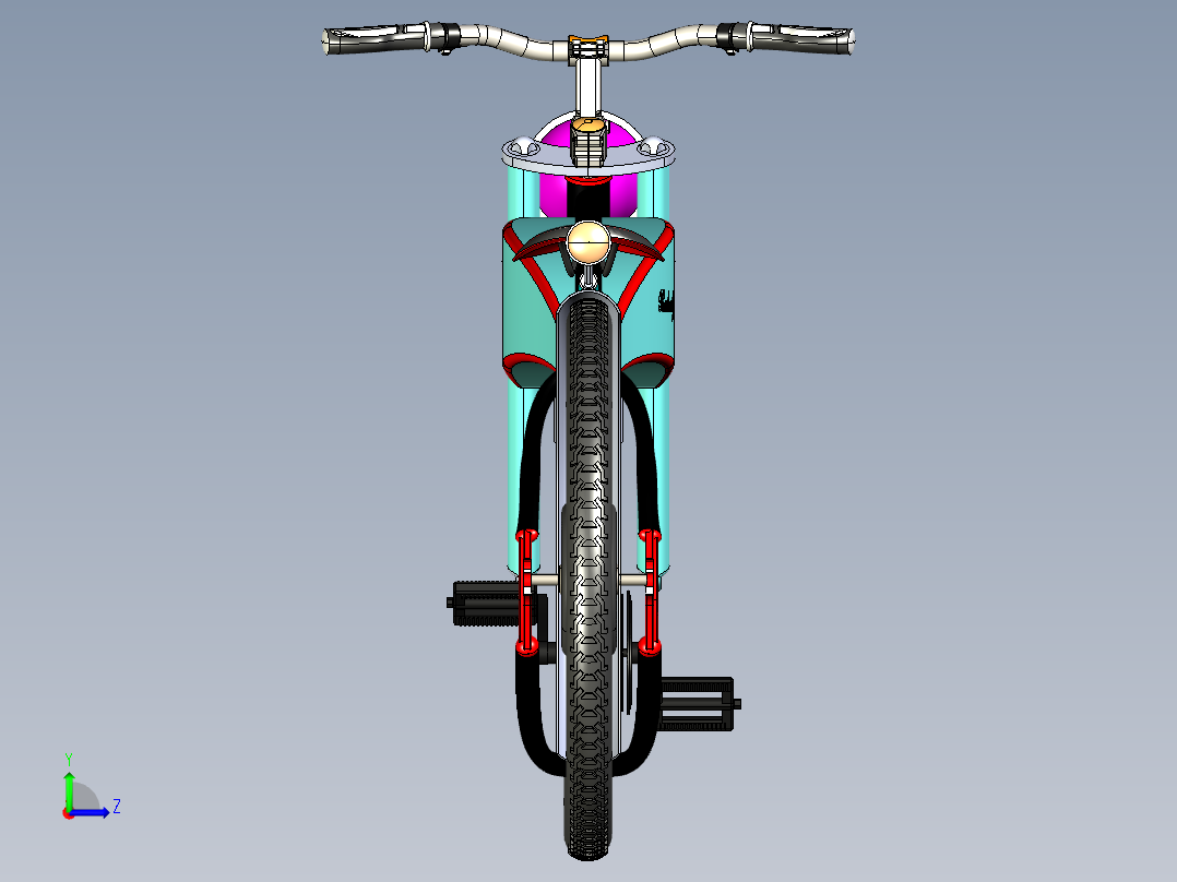 电动自行车-7-igs左视图