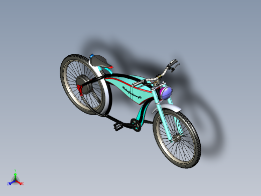 电动自行车-7-igs正等轴测缩略图