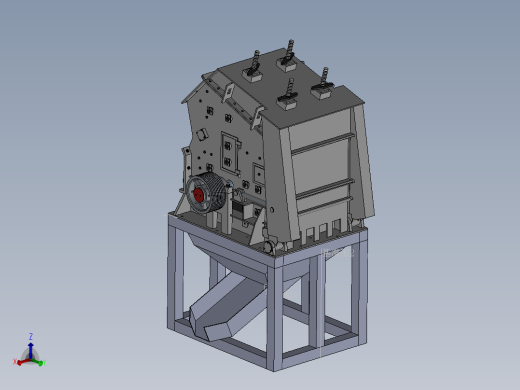 反击式破碎机-反向料斗