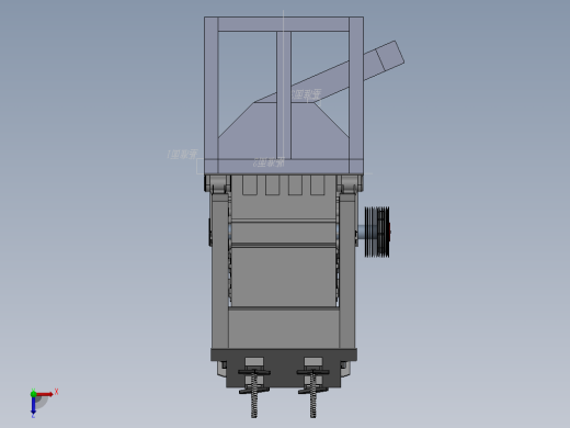 反击式破碎机-反向料斗俯视缩略图