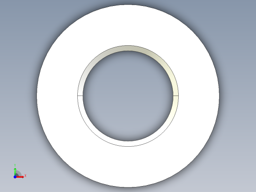 球面華司2305-3D多系列多零件图纸模型前视缩略图