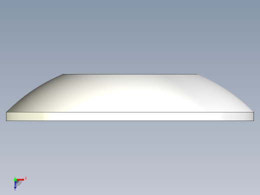 球面華司2305-3D多系列多零件图纸模型俯视缩略图