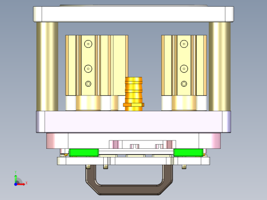 R3-笔记本CNC工装夹具三维模型CNC6-1204前视缩略图
