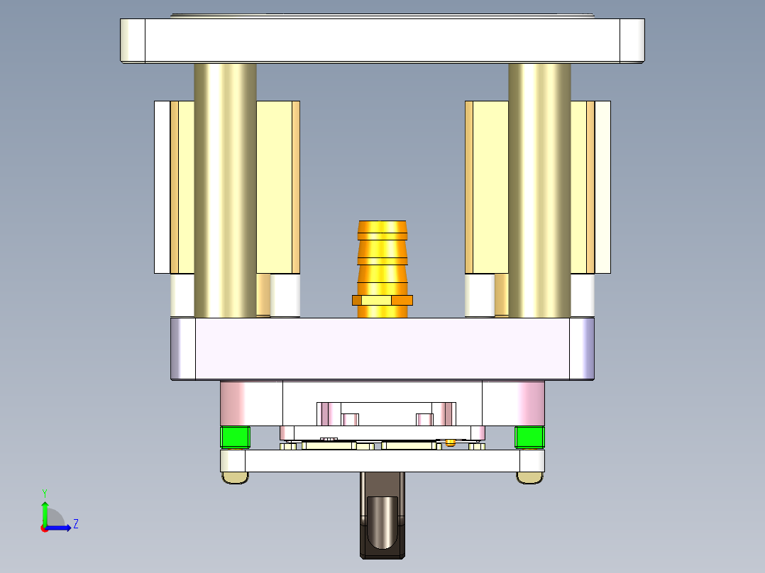 R3-笔记本CNC工装夹具三维模型CNC6-1204左视图