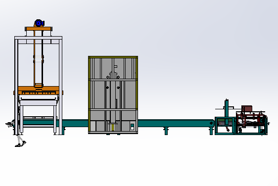 木板自动加工生产线sw17可编辑