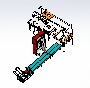 木板自动加工生产线sw17可编辑