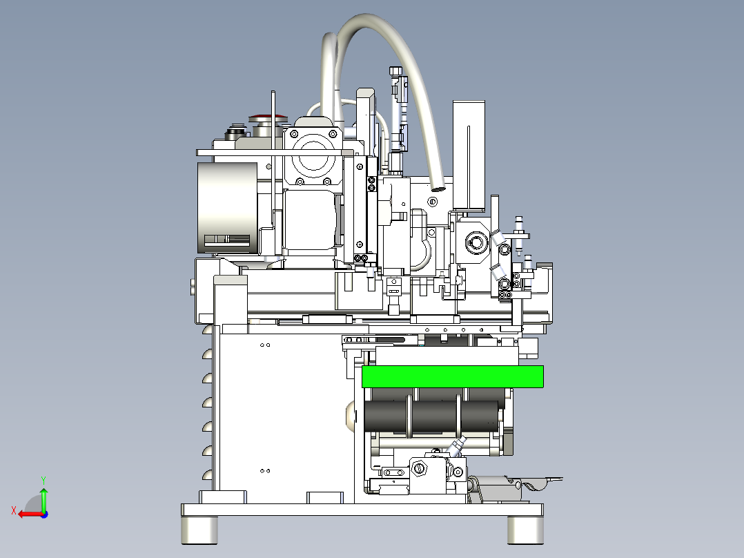 W300 温湿度传感器端子压接机后视图