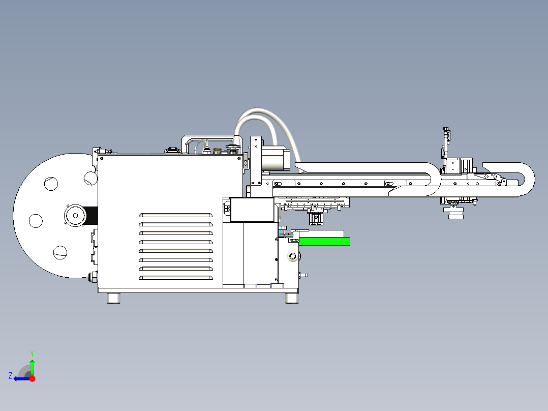W300 温湿度传感器端子压接机右视图