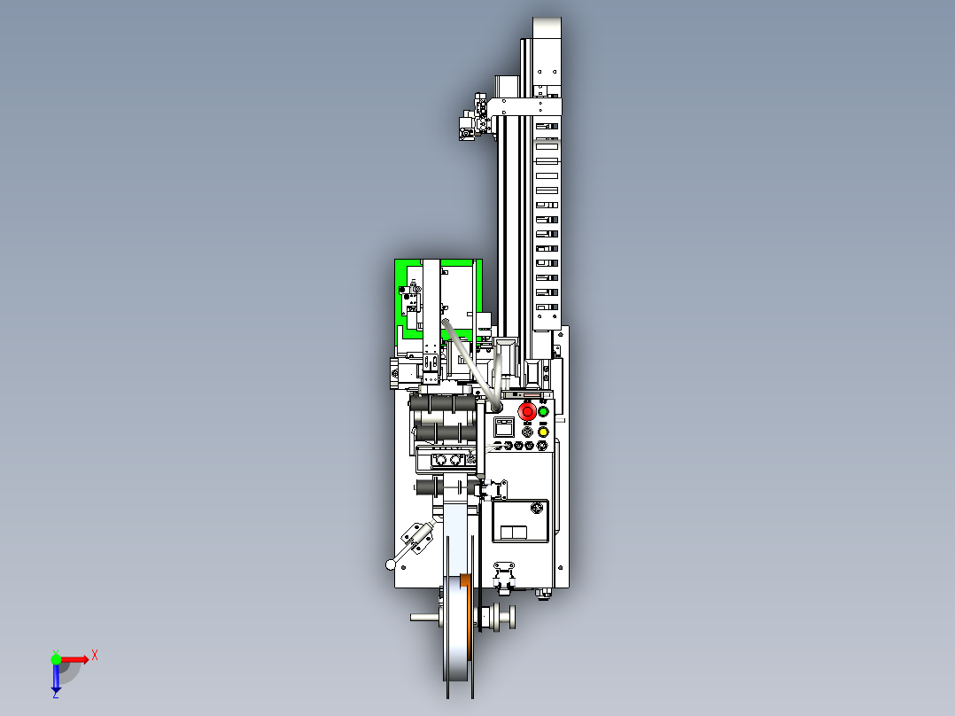 W300 温湿度传感器端子压接机俯视图