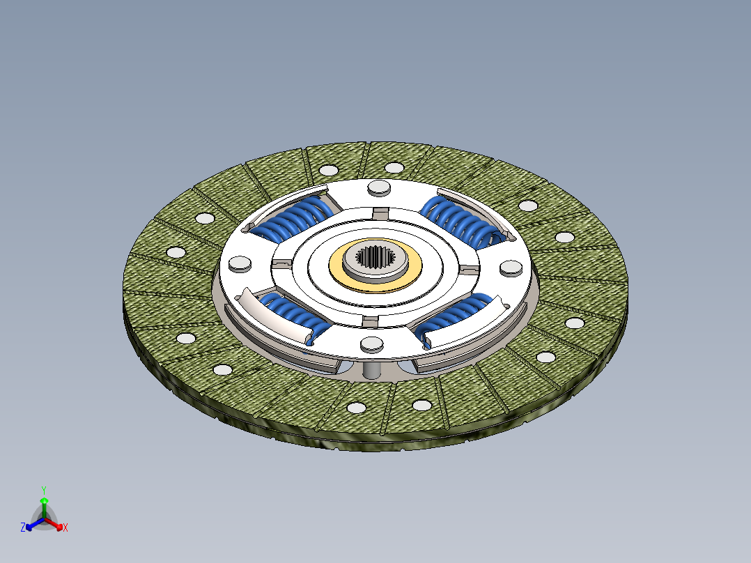 离合器(28)正等轴测图
