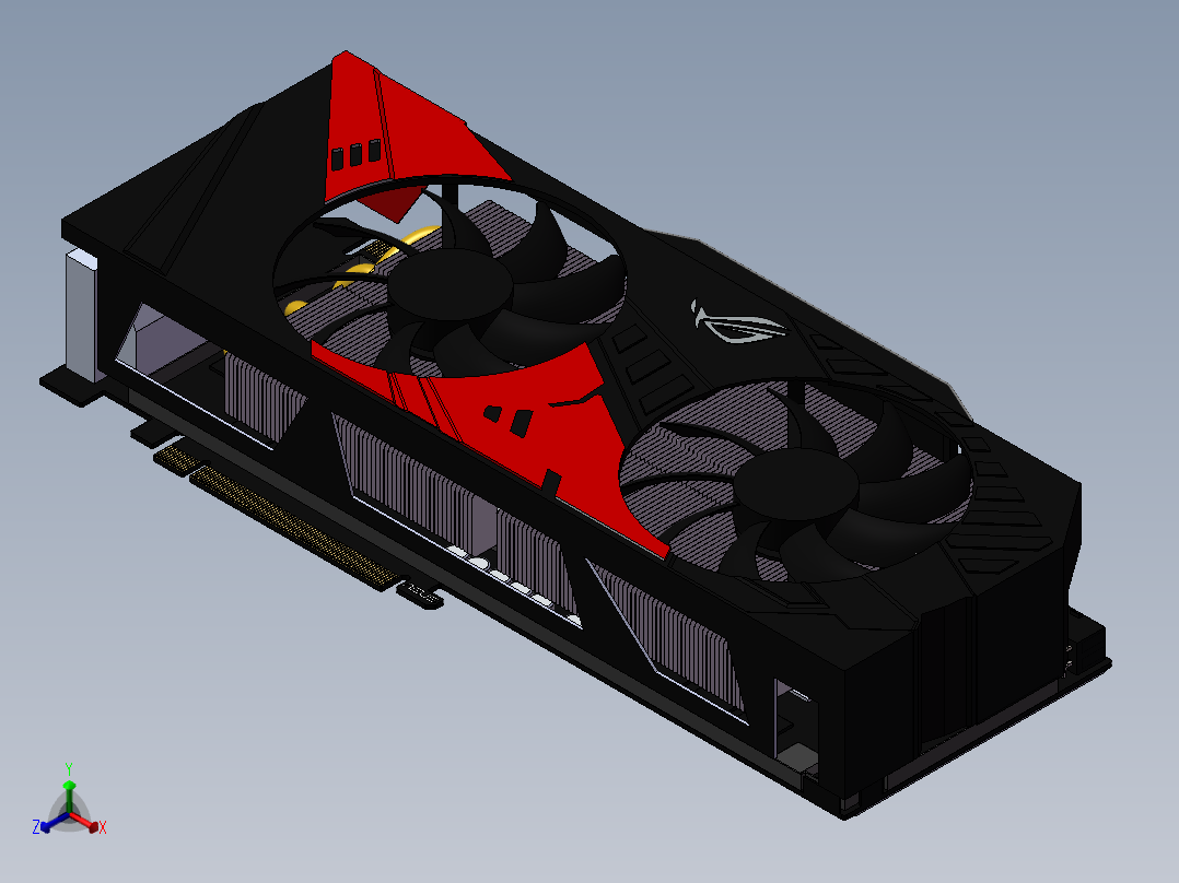 显卡(47)正等轴测图