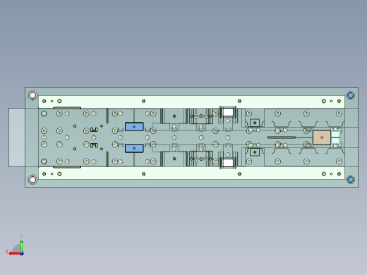 2430--汽车座椅靠背固定板级进模设计 1679255后视缩略图