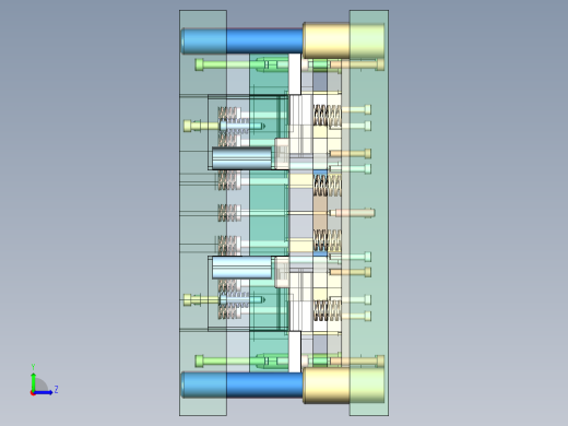 2430--汽车座椅靠背固定板级进模设计 1679255左视缩略图