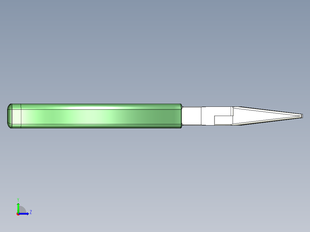 A0003373-Xcelite L4G 微型钳尖嘴钳左视图