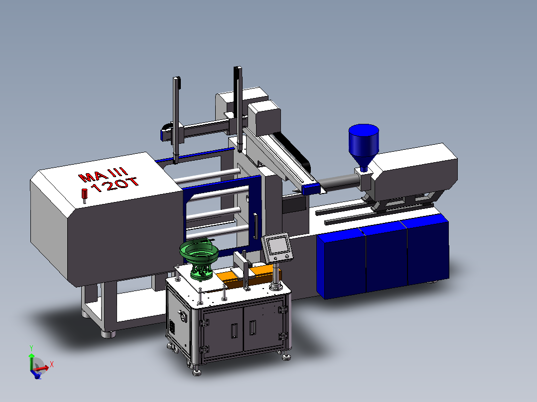 注塑机螺母埋入机构
