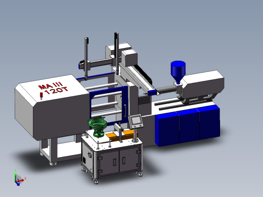 注塑机螺母埋入机构