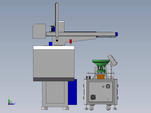 注塑机螺母埋入机构左视缩略图