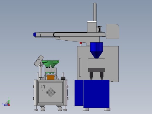 注塑机螺母埋入机构右视缩略图