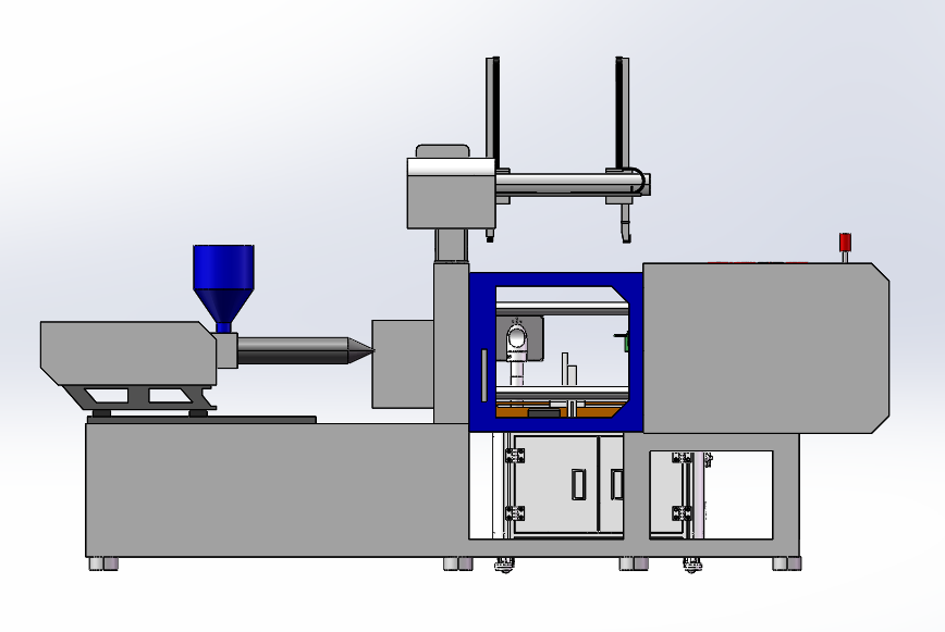 注塑机螺母埋入机构