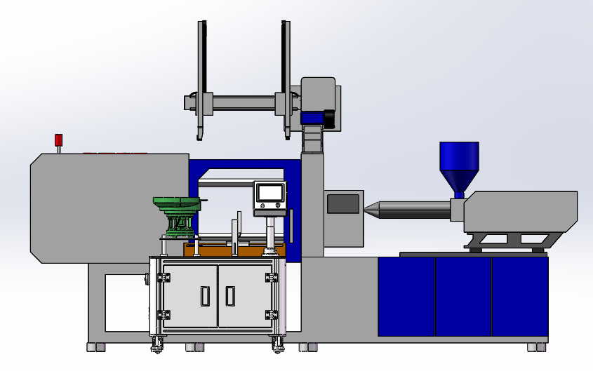 注塑机螺母埋入机构