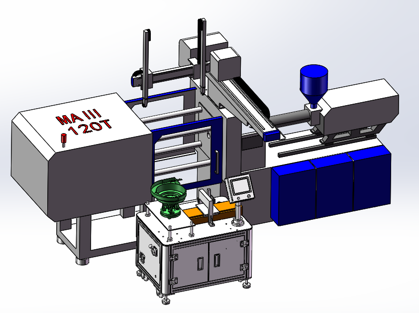 注塑机螺母埋入机构