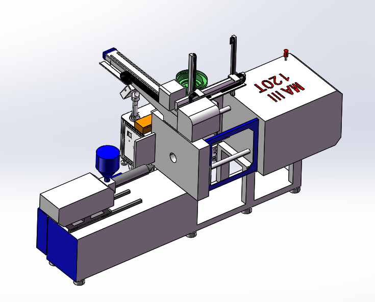 注塑机螺母埋入机构