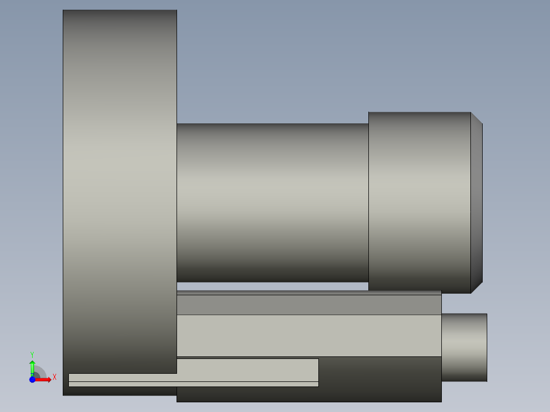 22KW-380V高压风机前视图