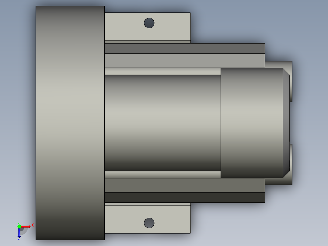 22KW-380V高压风机俯视图