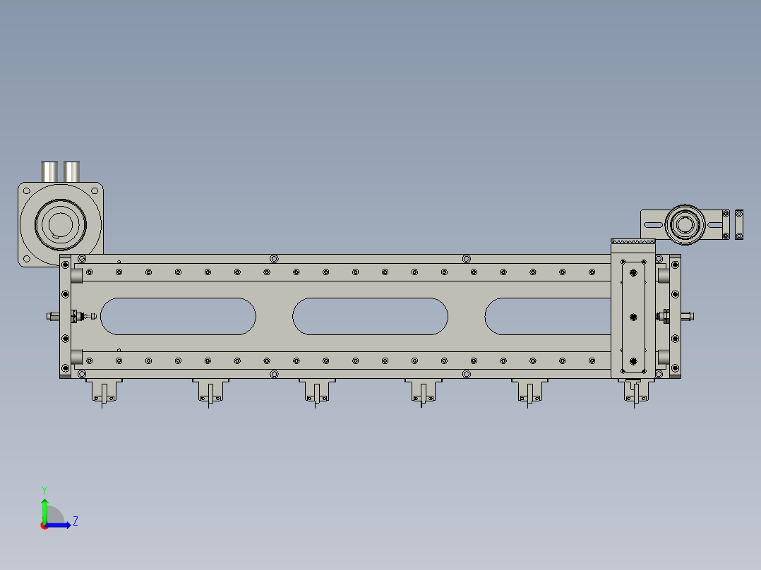YWP200K4-06-04-00储料缓存左视图