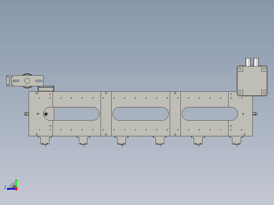 YWP200K4-06-04-00储料缓存右视图