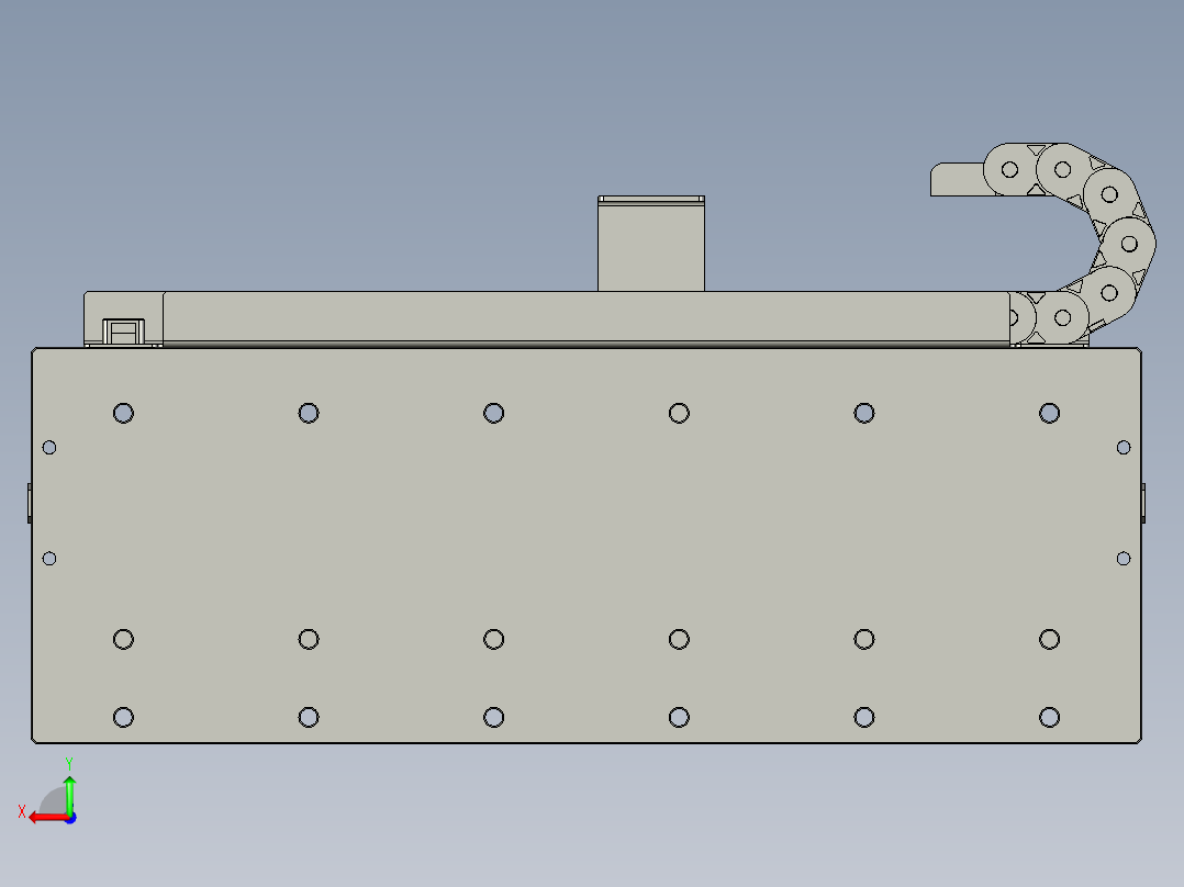 BBBB-X200-Z100移载机械手X模组后视图