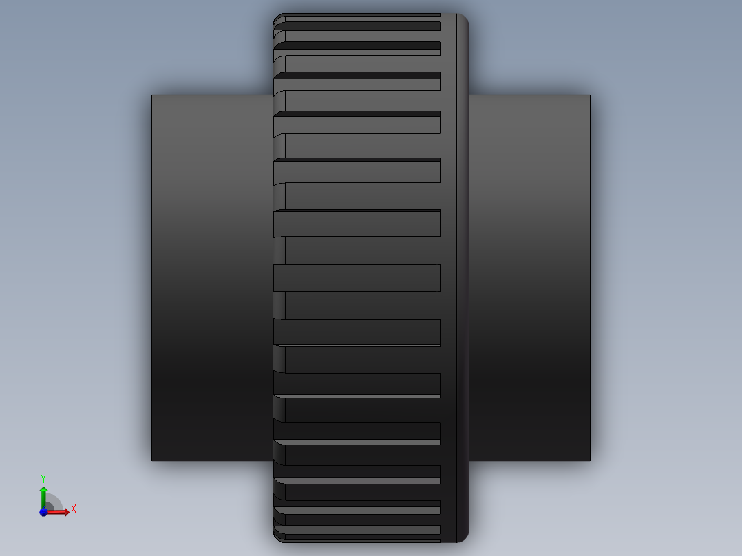 UNION_DN65_PN10_UPVC前视图